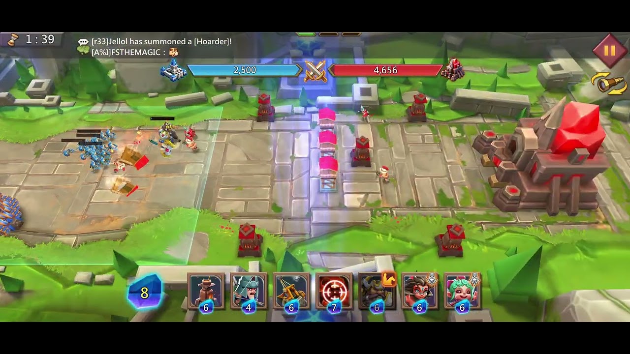 [Lords Mobile] Vergeway Chapter 3 Stage 7 win by defeating the enemy stronghold 
