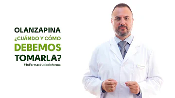 ¿Cómo actúa la olanzapina en los neurotransmisores?