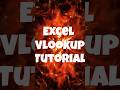 Mastering VLOOKUP in Excel : Step-by-Step Guide and Troubleshooting Tips #excel #shorts