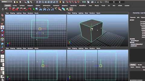 Basic Tools, Views & Camera Navigation in Maya