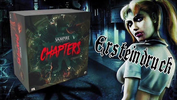 Pegasus Spiele & Flyos: Vampire – The Masquerade – Chapters Grundspiel  (Deutsch) - BRETTSPIEL-PIONIERE