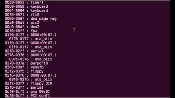 IOPORTS and DMA files on Linux