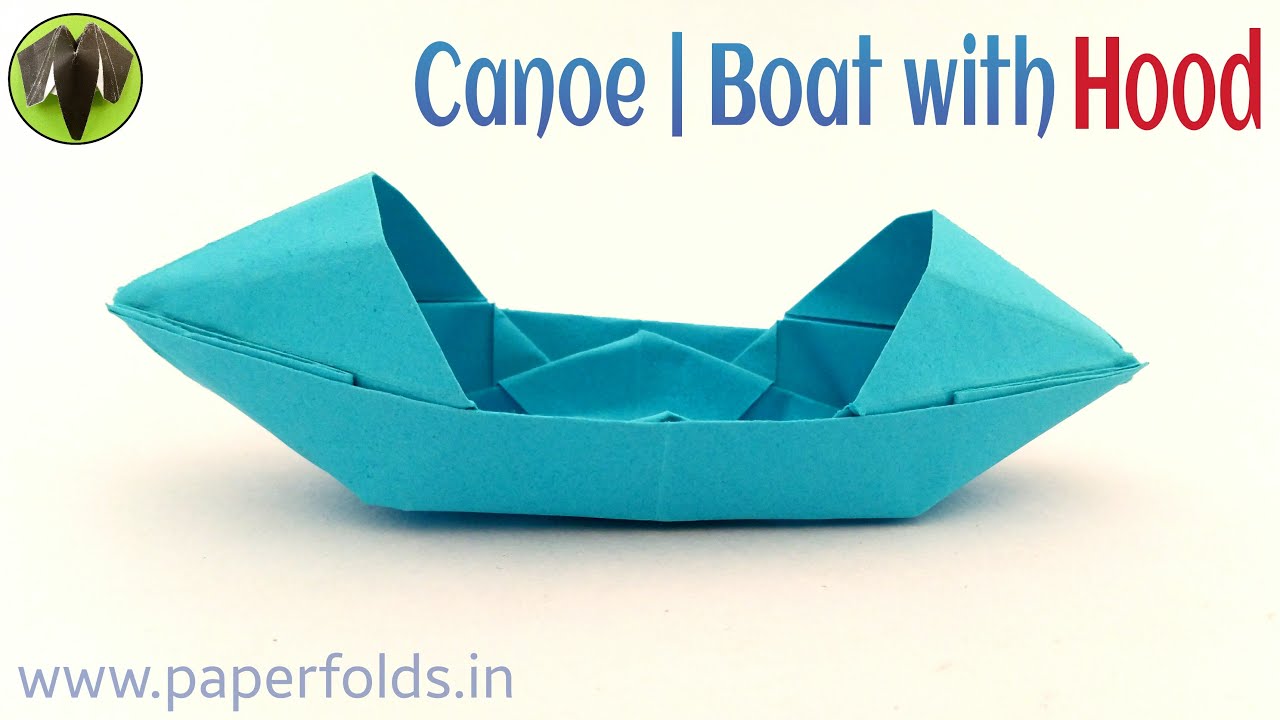 how to make a paper boat canoe? - youtube