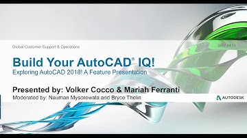 Webinar: New Features in AutoCAD 2018 | AutoCAD
