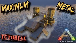 Resource Motorboat Tutorial - The best way to get metal - Ark Survival Evolved