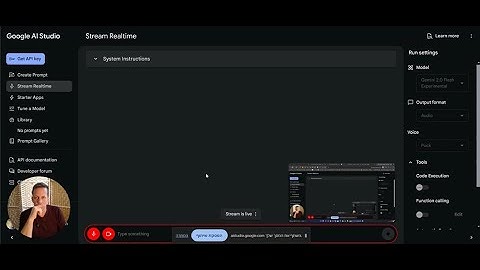 Gemini 2.0 Stream Realtime: First Look at Google AI Studio