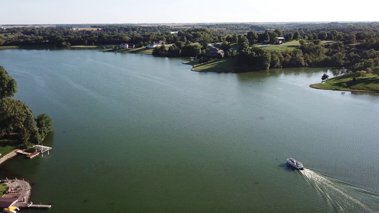 Flying over Fyre Lake in Sherrard, IL YouTube