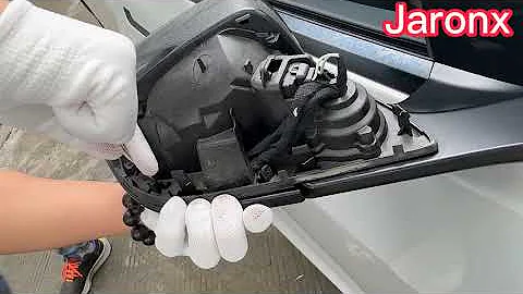 How to replace the Tesla Model 3/Model Y Broken Side Mirror Bottom Cover?