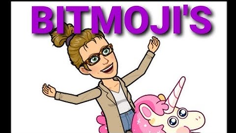 HOW TO Remove white background on your BITMOJI!  Transparent Background