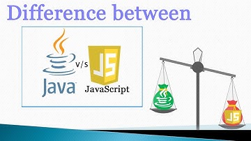 Difference between Java and JavaScript