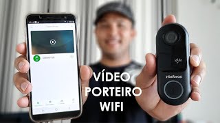 Vídeo porteiro Wifi Allo W3 Intelbras (instalação e configuração)