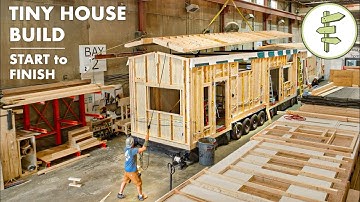 How a Tiny House is Built from Start to Finish – Fascinating Behind the Scenes Factory Tour