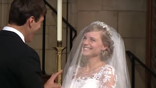 Bride Laughing during the First Kiss - Highlight of Our Wedding