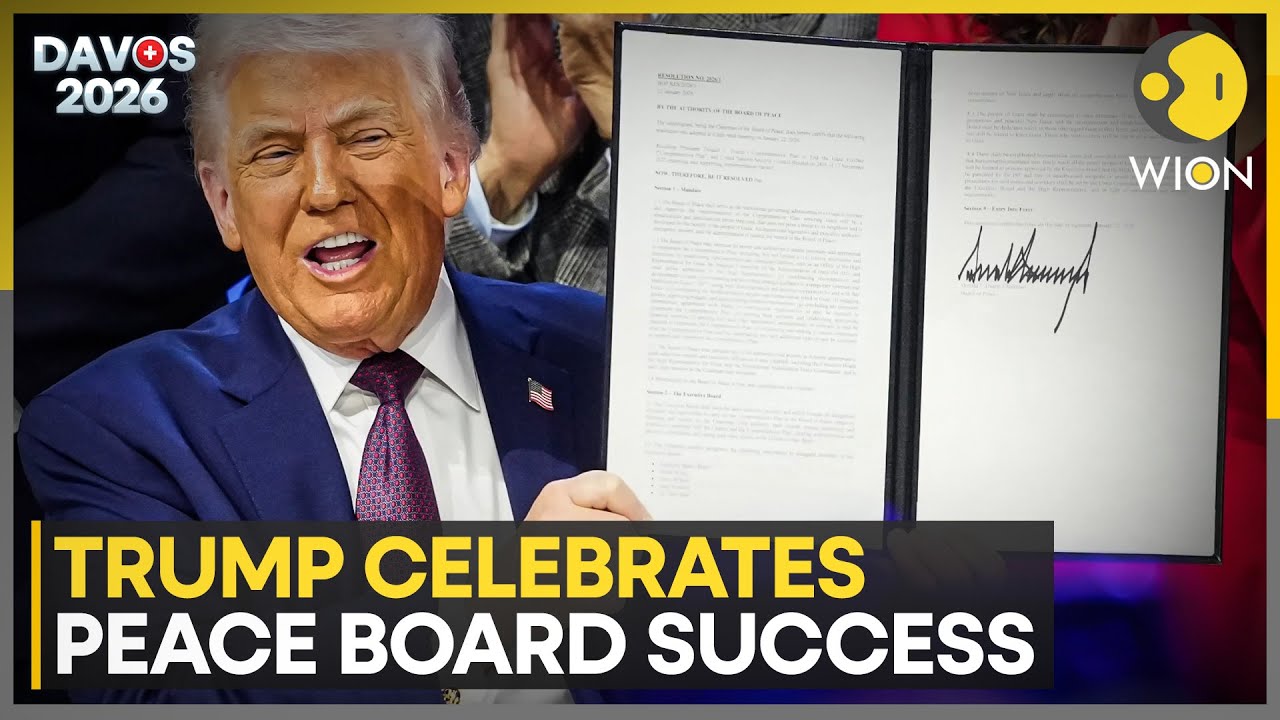 Trump Holds Board of Peace Ceremony, Highlights Drug Control Success | WION