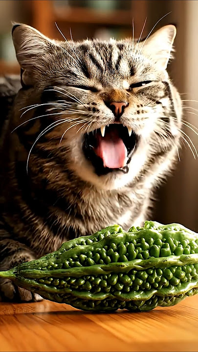 Bitter Bite Reaction  #cat #shortsviral #viral #ai #cute #aivideo #funny #cutecat #asmr #flow