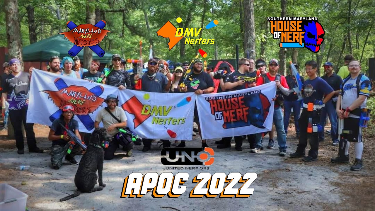 Apocalypse 2022 Nerf War Maryland Foam Alliance and United Nerf Ops