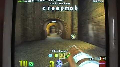 Quake 3 Arena on eMac - II
