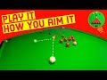 Snooker how to aim basic