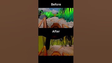 Comparison of scenes at different stages of game development #devlog #indiegame #horrorgame