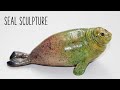 Polymer Clay Seal Sculpture for the Cornish Seal Sanctuary | Maive Ferrando