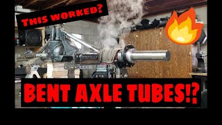 Bent Axle Tubes?!  How To Fix It.