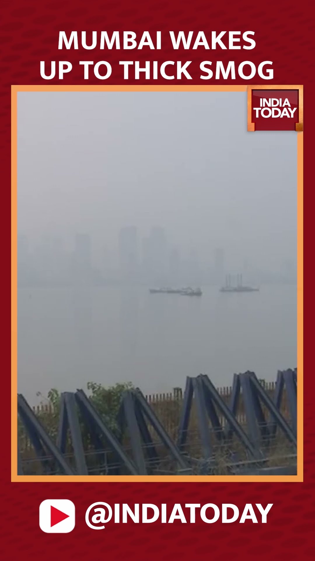 Watch Video: Mumbai Wakes Up To Thick Smog As AQI Worsens