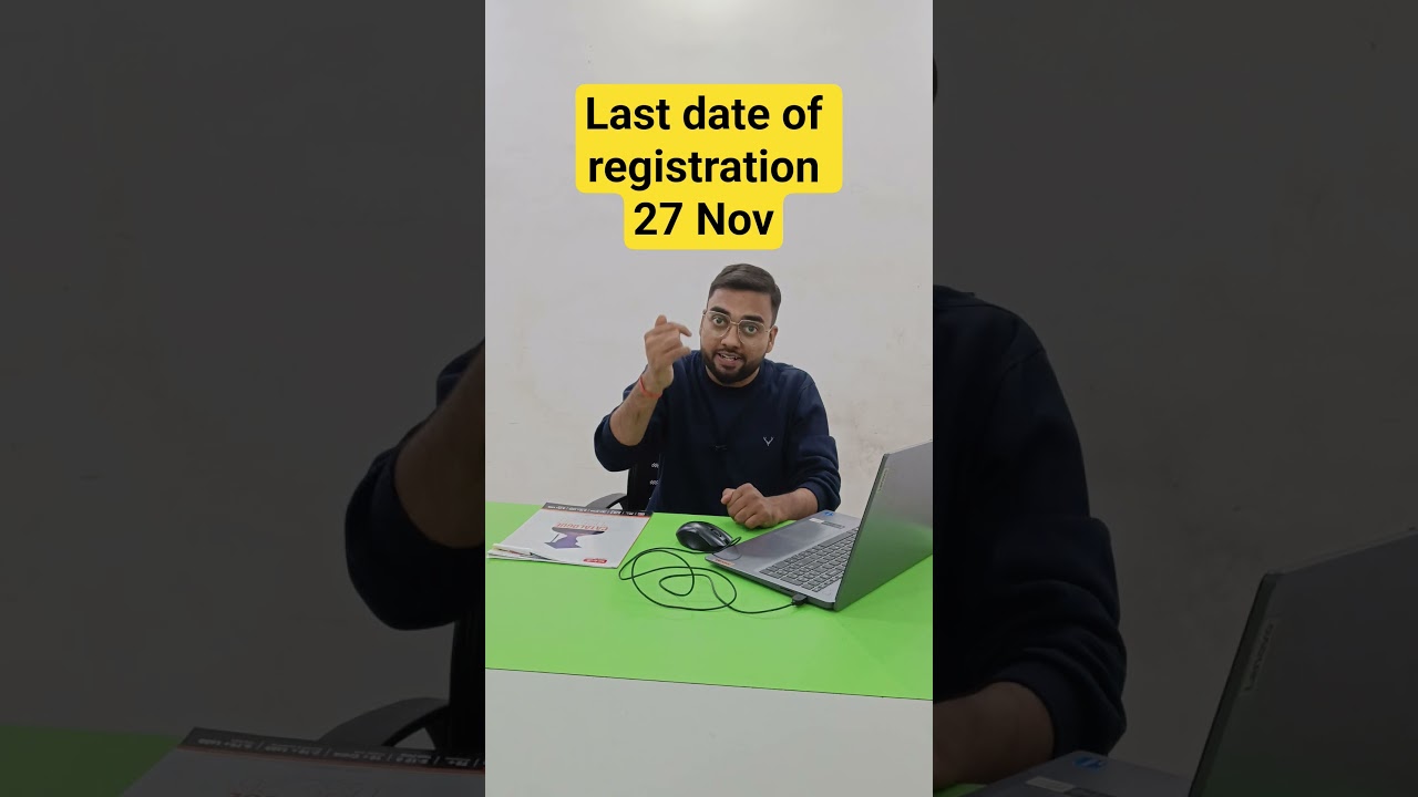 JEE mains 2026 Registration last date 😱