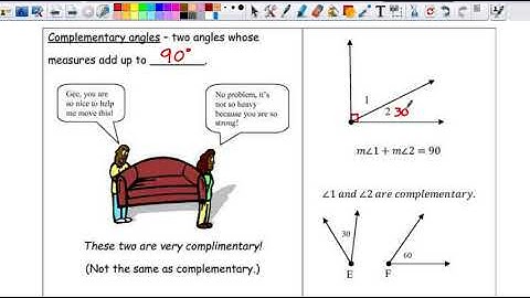 1-5 Exploring Angle Pairs