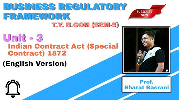 BRF-Mlaw//Definition and essentials of Bailment Contract // English Version TY bcom Em Sem 5 Unit 3