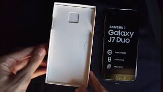 Samsung Galaxy J7 Duo unboxing 2020