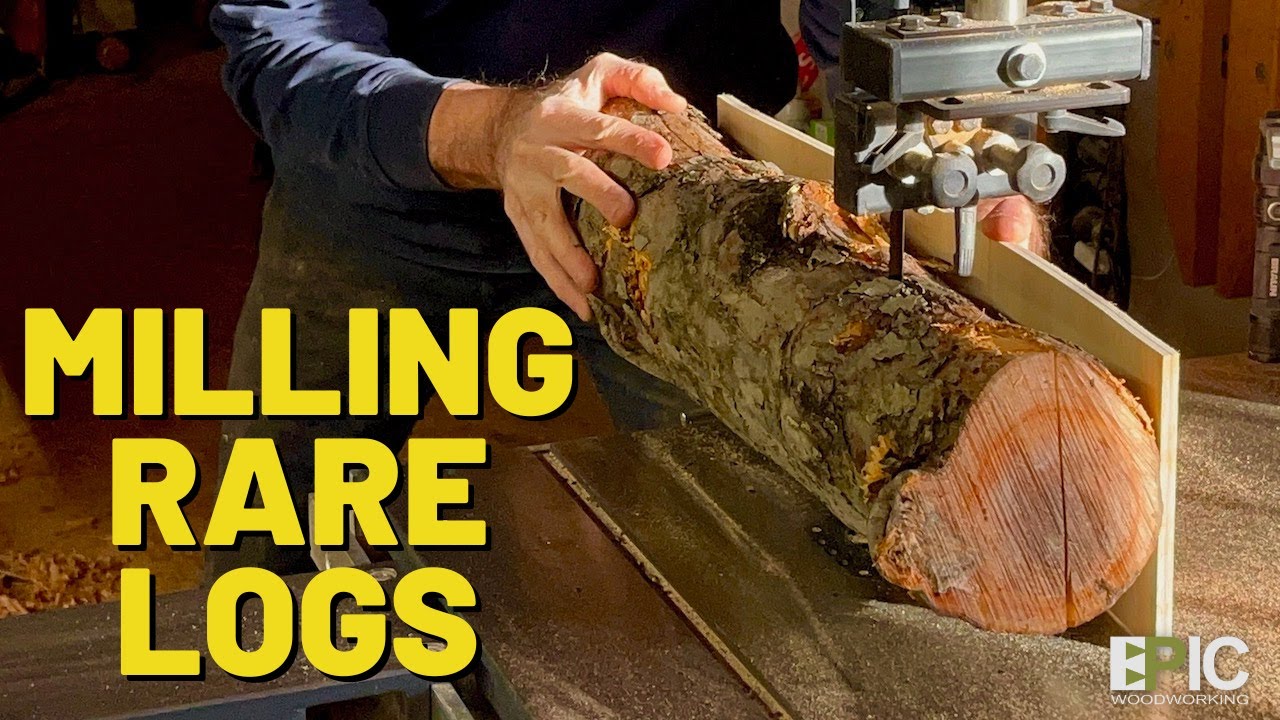 Фрезерование редких бревен