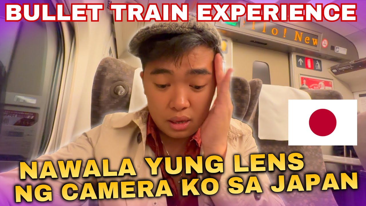 NAWALA YUNG LENS NG CAMERA KO SA JAPAN BULLET TRAIN 😱