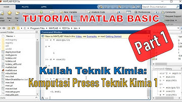 Tutotial Matlab Basic (Part 1) #tutorialmatlabbasic #kuliah