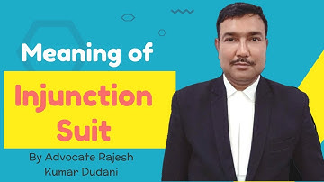 Know about Injunction Suit || what is injunction suit?? #Injunction