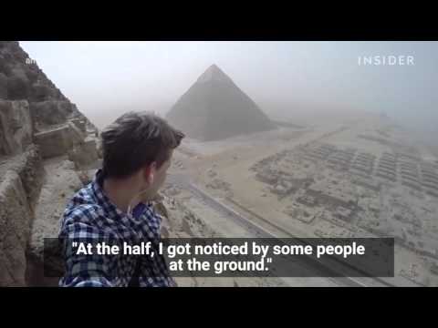 An 18-Year-Old Illegally Climbed Egypt's Great Pyramid