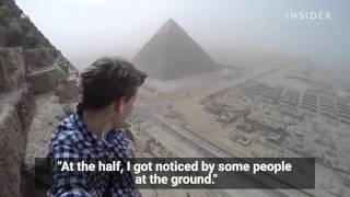 An 18-Year-Old Illegally Climbed Egypt's Great Pyramid