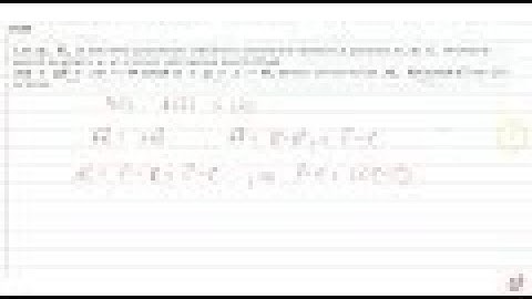 JEE MAINS 2018 Let ` vec a , vec b , vec c` be the position vectors of three distinct points    ...