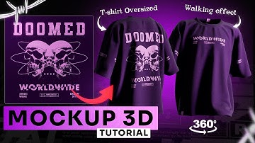 How to Make a 3D Oversized T-Shirt Mockup | FULL TUTORIAL