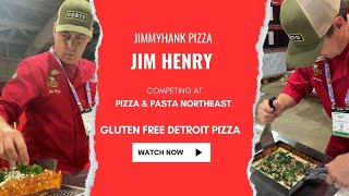 Jim Henry of JimmyHank Pizza Makes a Delicious Gluten Free Detroit Pie at Pizza Competition