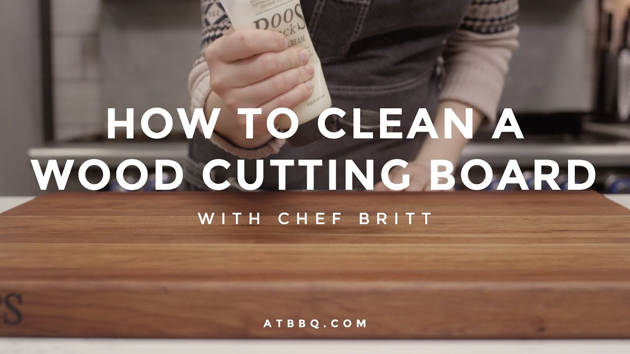How to Clean a Wood Cutting Board