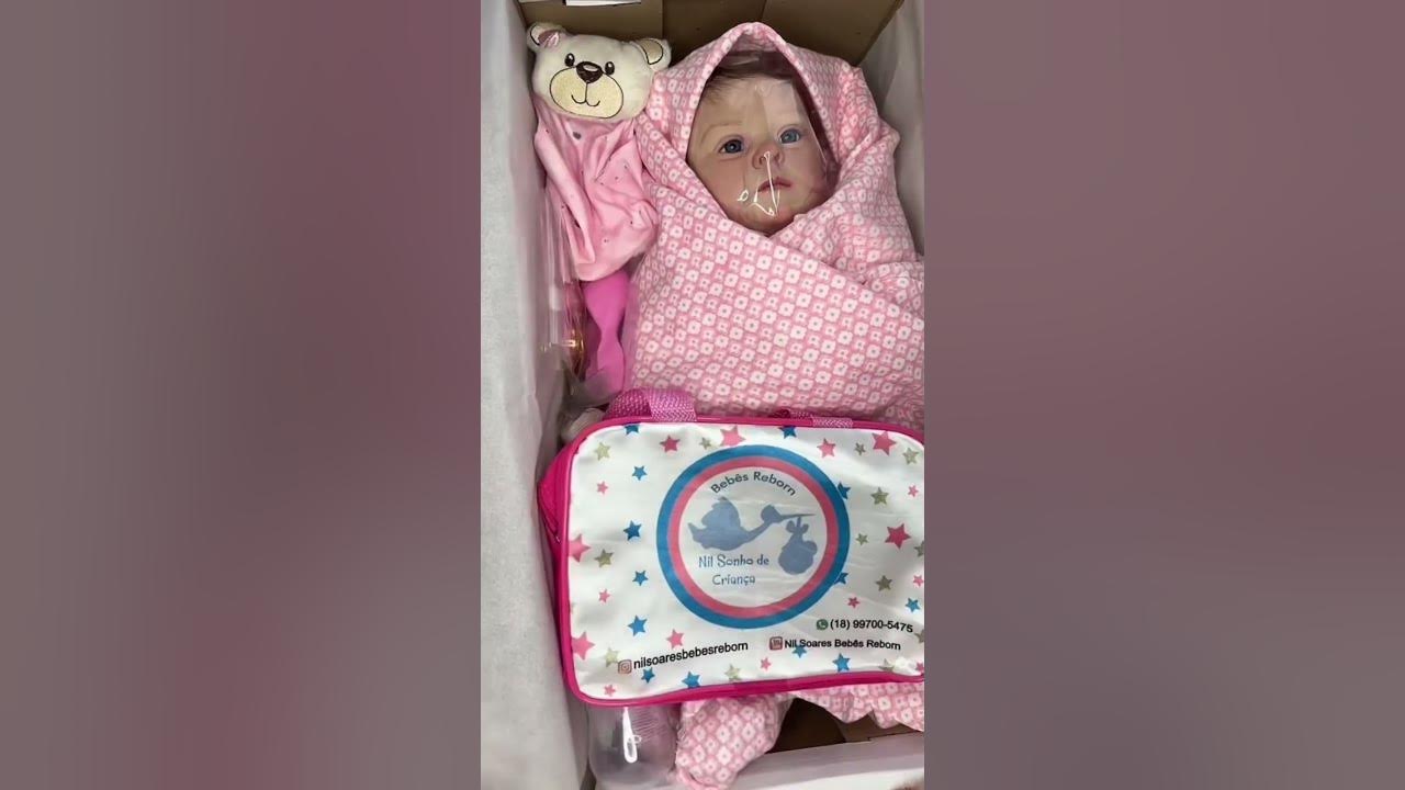 Boneca Bebê Reborn Aurora - Alana Babys