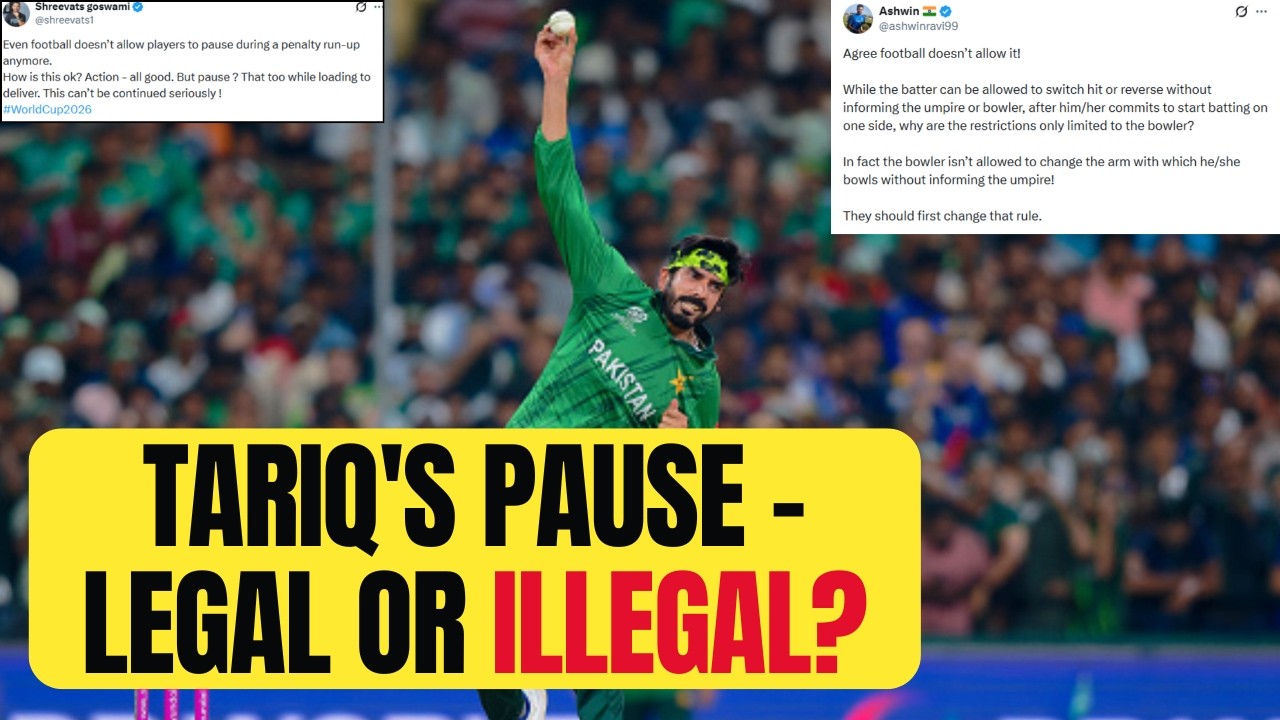 Ashwin Defends Usman Tariq's bowling, social media divided sharply |Sports Today