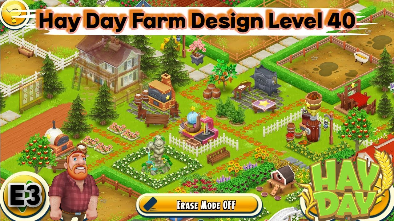 Hay Day Farm Design For Level 40 | E3 - Youtube