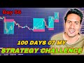 100days 07 my strategy challenge explain  all trade logic ll day 56  option trading free course