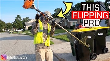 How to Get Perfect Lawn Edges with a Weed Whacker | DEMONSTRATION