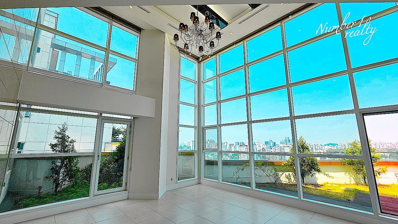 ( Richensia Yongsan ) 용산 리첸시아 펜트하우스 높은 층고와 넓은 테라스까지 완벽하다~LUXURY HOUSE~!!