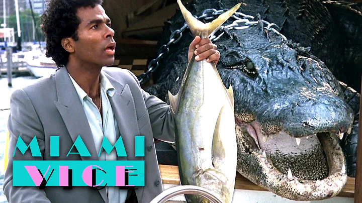 Tubbs Meets Crokett's Pet Alligator 'Elvis' | Miam...