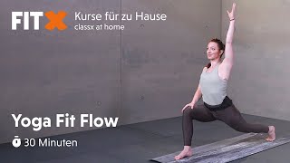 yoga fit flow | 30 minuten | FitX-Kurse für zu Hause: classx at home