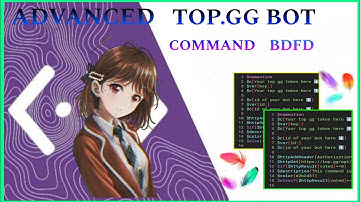 ADVANCED TOP.GG BOT VOTING SYSTEM COMMAND | BDFD TUTORIAL | TOP.GG BOT  VOTING SYSTEM | Bot Designer