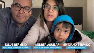 DIPG Warrior Emiliano Bermejo's Parents: Andrea Aguilar and Josue Bermejo